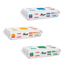 Комплект 3x Влажные салфетки для швабры SLEEPY EASY CLEAN 3x50шт